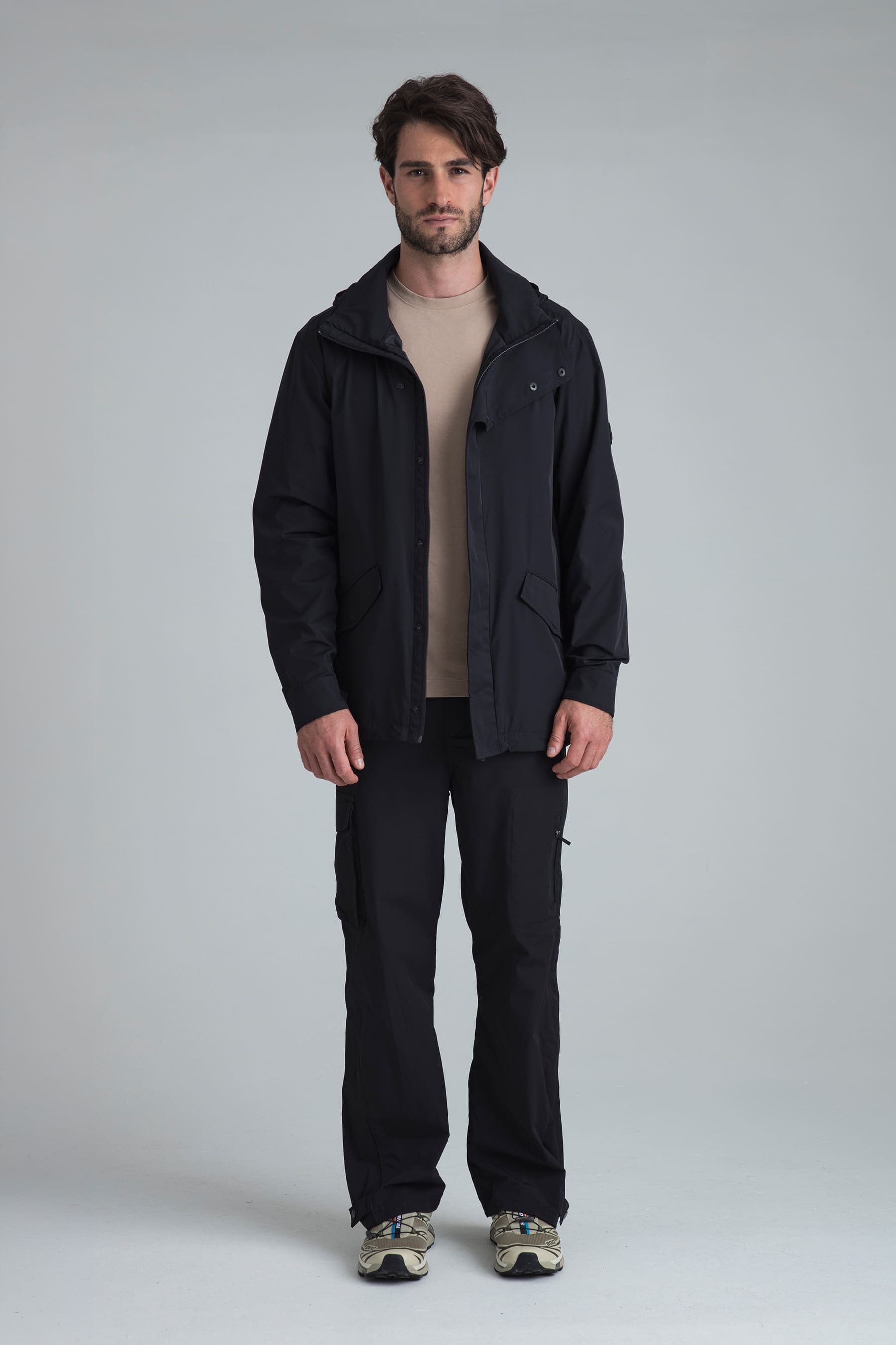 Pantalón negro para hombre semi fitted Iron