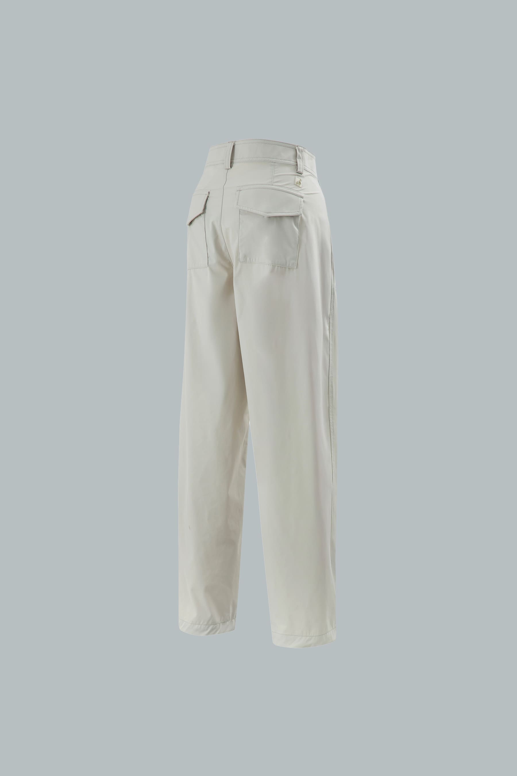 Pantalón recto arena para mujer Mist vista lateral posterior