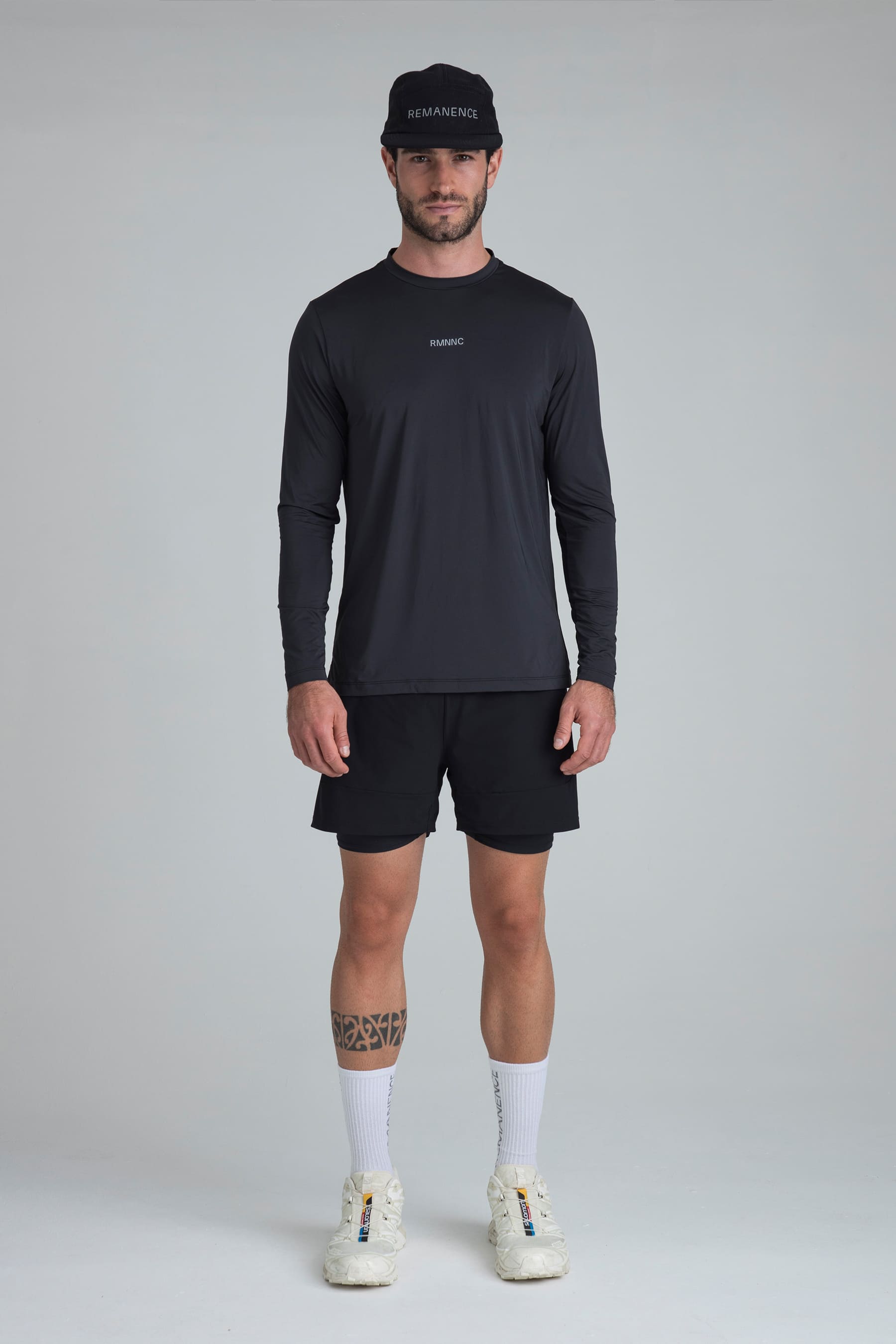 Short negro para hombre semifitted Hold