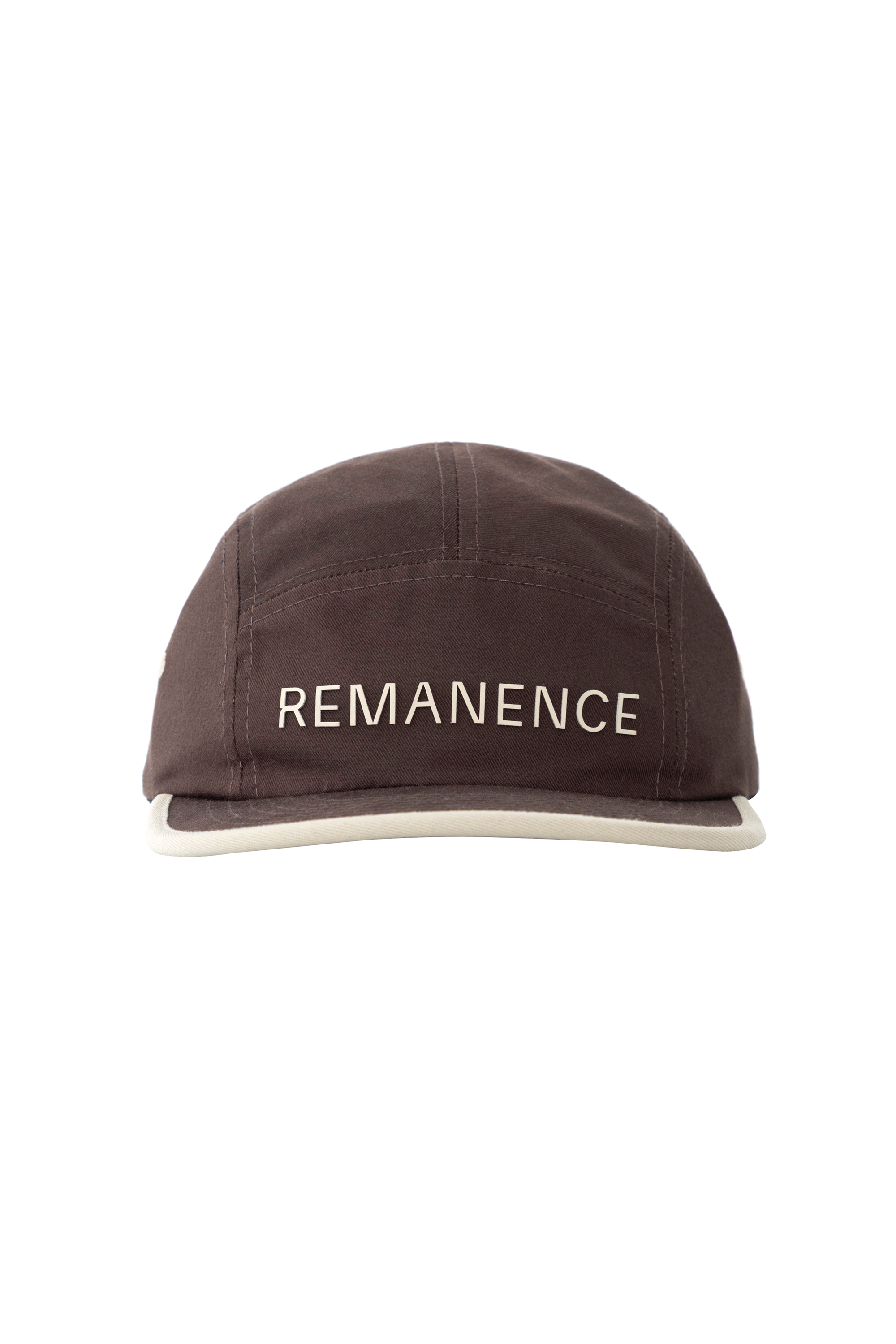 Gorra Running Cap café vista frontal.