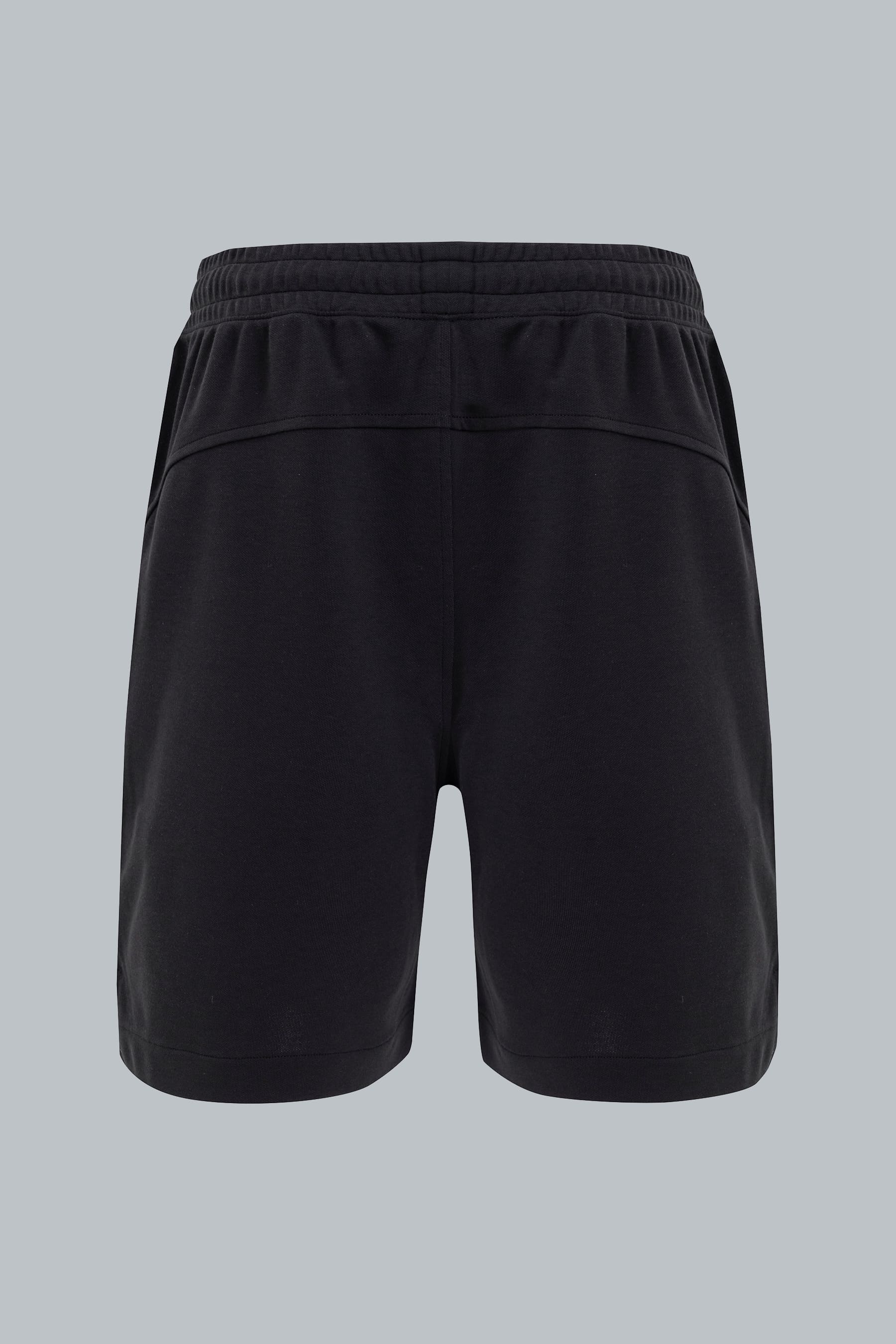 Short negro para hombre Blaze semifitted vista posterio