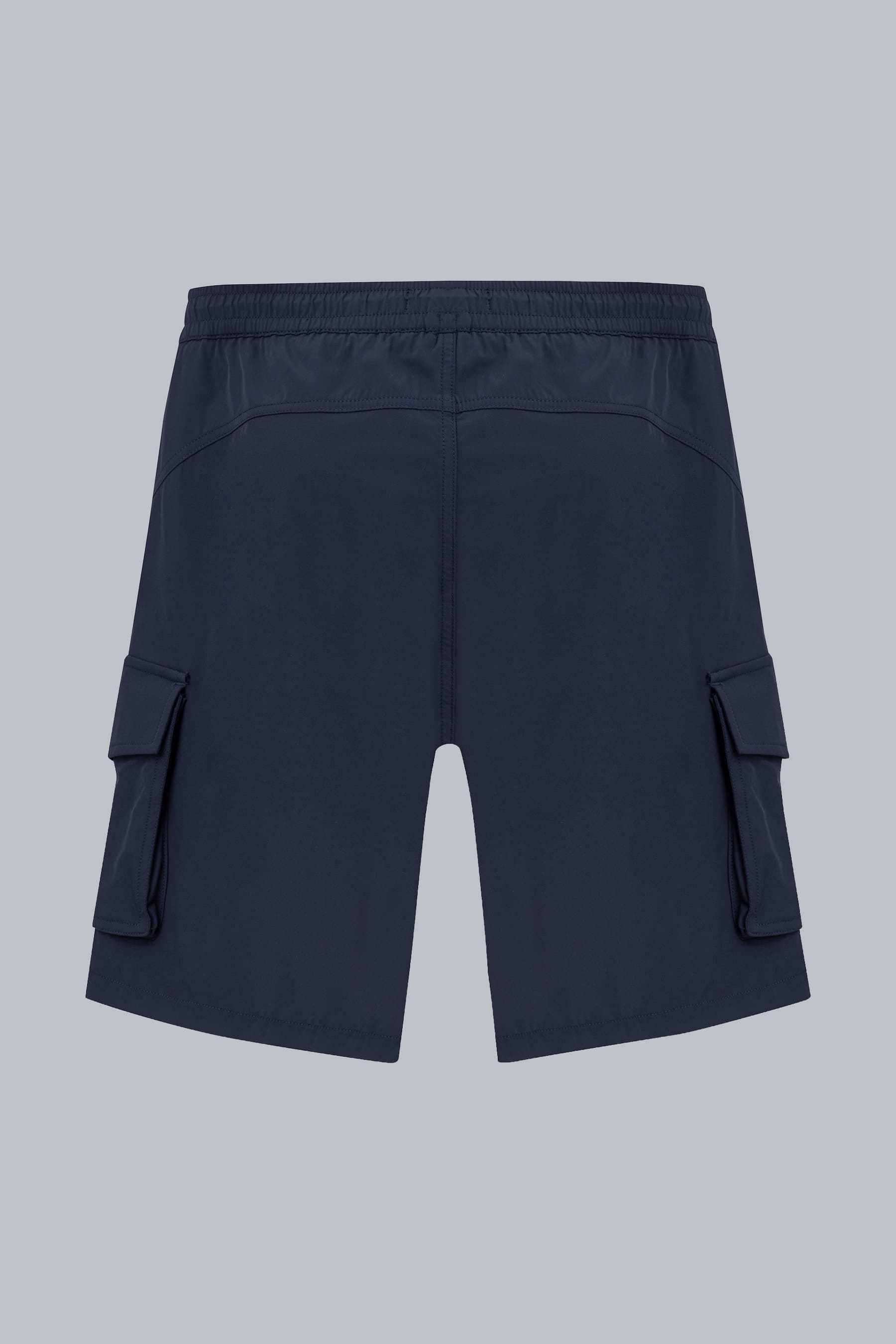 Short azul para hombre Torch vista posterior