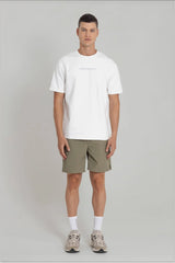 Short verde oliva para hombre semi fitted Focus Remanence 