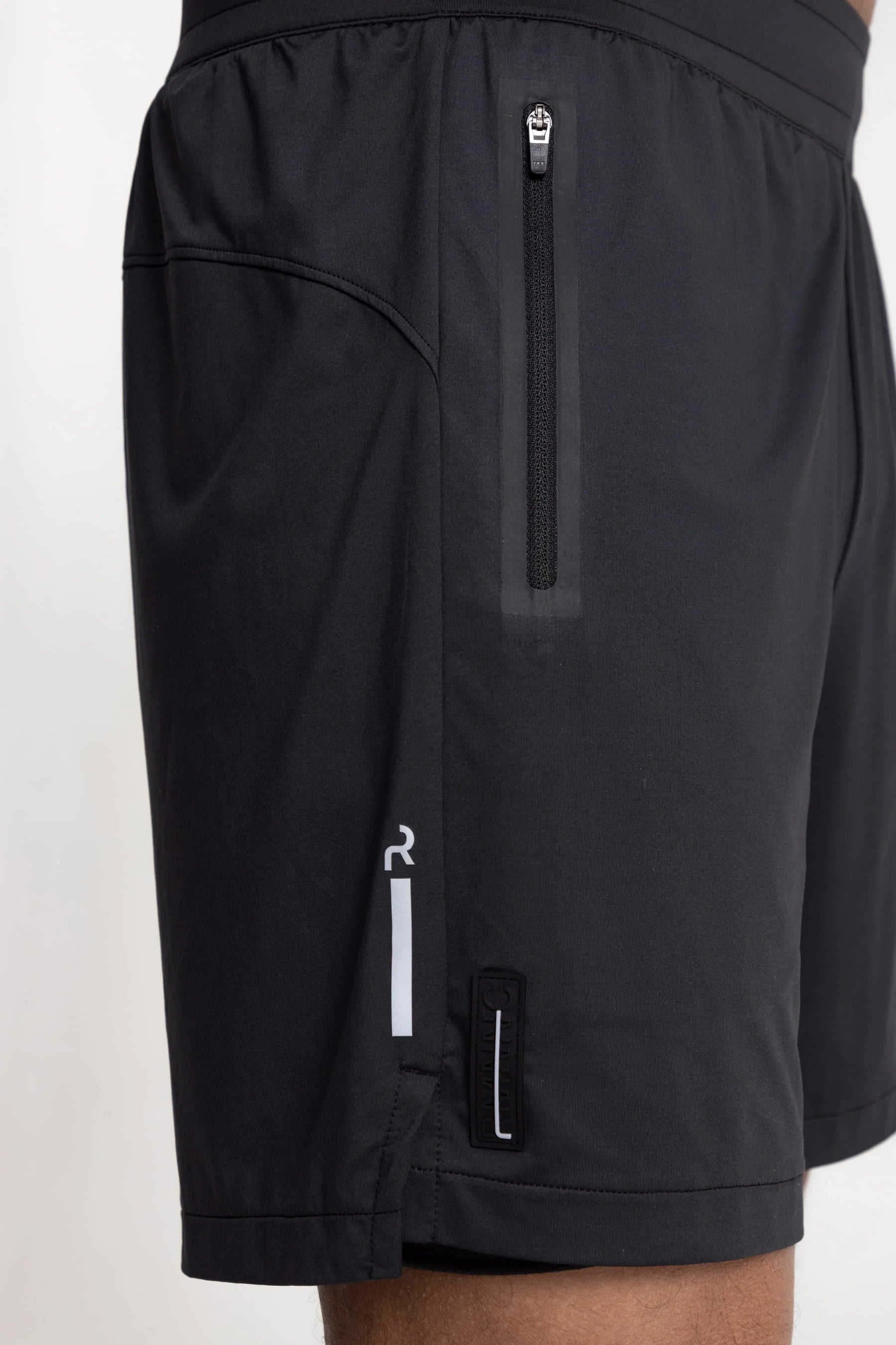 Shorts negro para hombre con biker Snap Remanence 