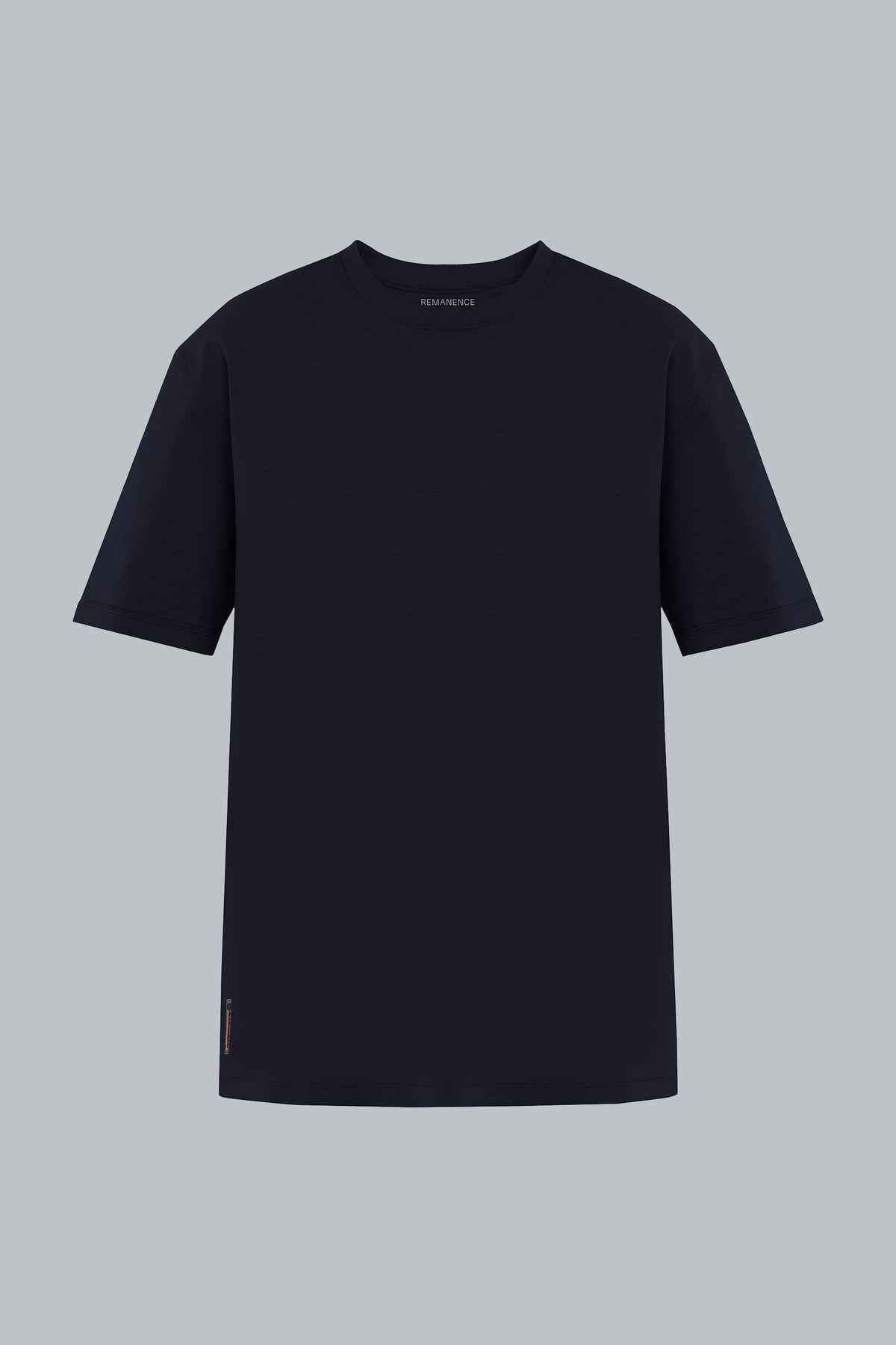 Camiseta azul para hombre fit relajado Cling