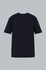 Camiseta azul noche para hombre Cling relaxed fit vista frontal