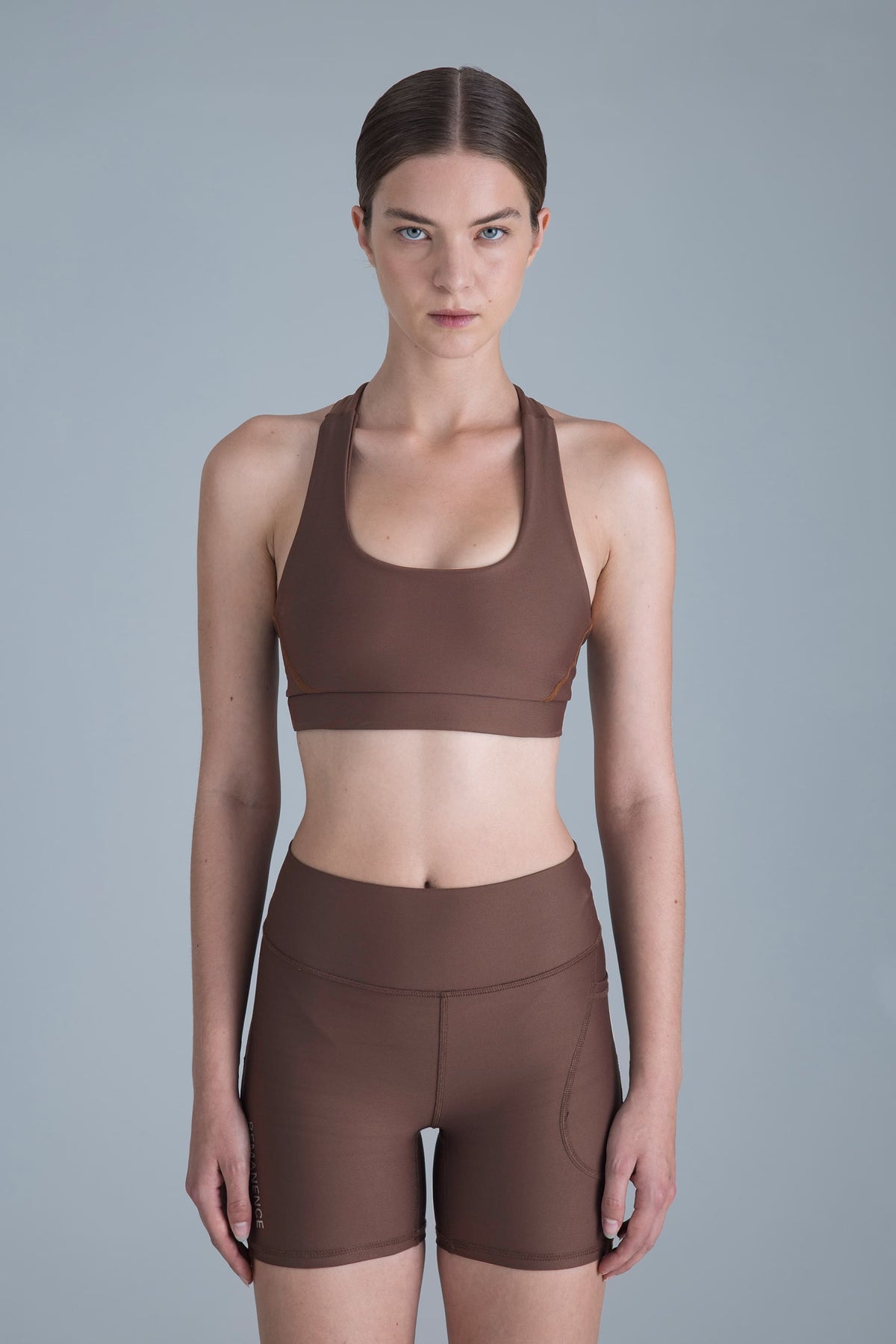 Top deportivo cafe con soporte medio para mujer Gain