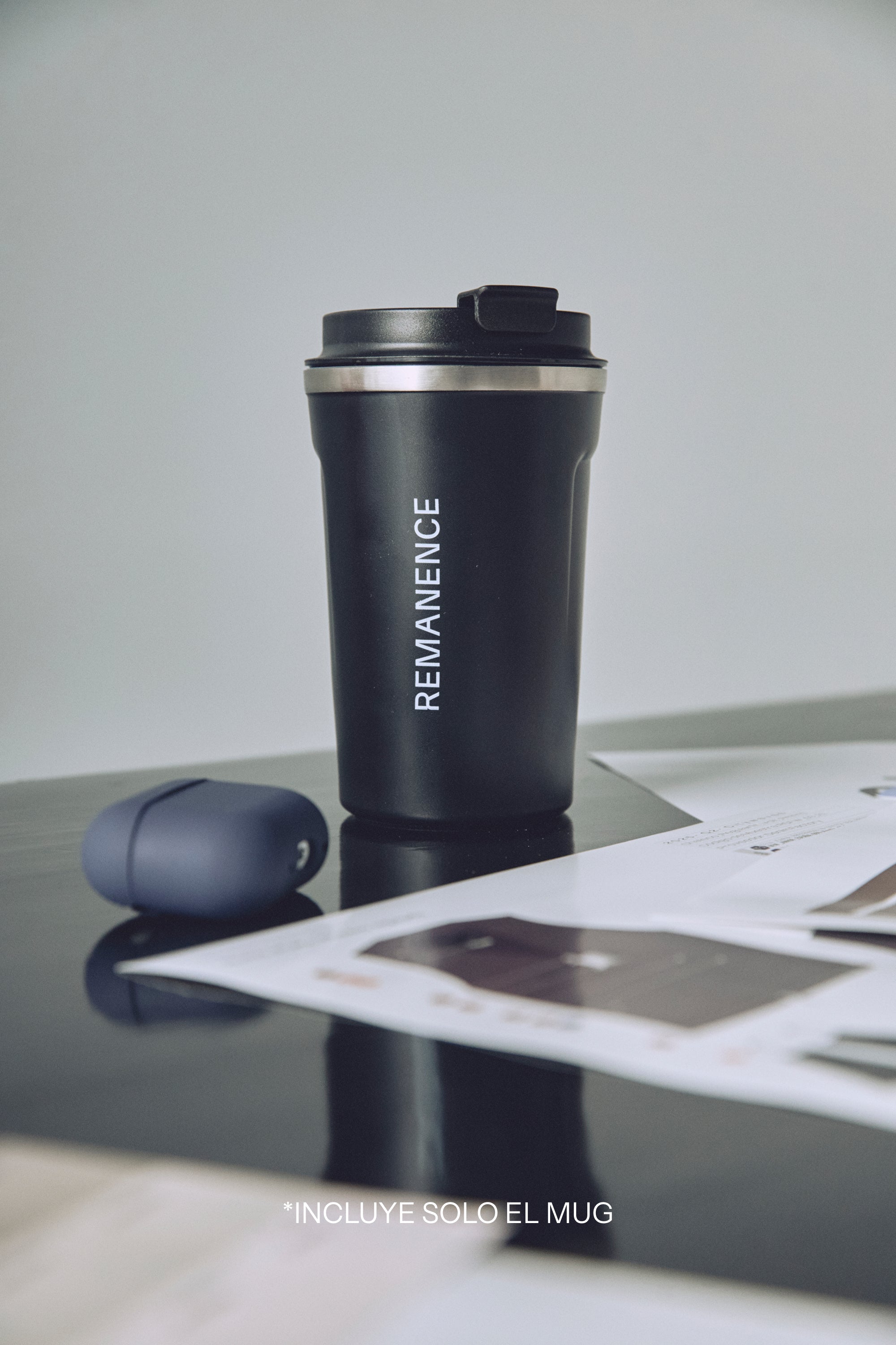Mug metalico viajero 