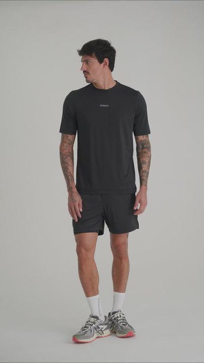 Shorts negro para hombre con biker Snap Remanence 